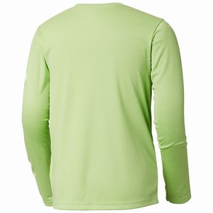 Columbia PFG Terminal Tackle™ Långärmad Tee Flickor LjusGröna/Vita (KUFSQ8236)